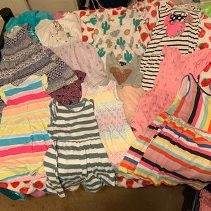 Lot of little girl dresses